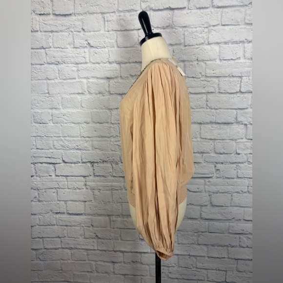 NWT Anthropologie Kristie Sequined Peasant Blouse size S - Picture 6 of 9